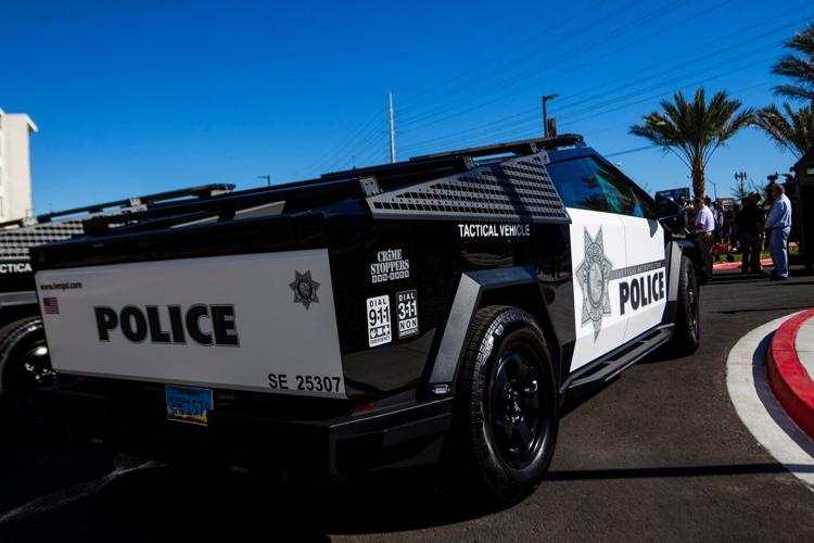 Nation's largest fleet of police Cybertrucks to patrol Las Vegas