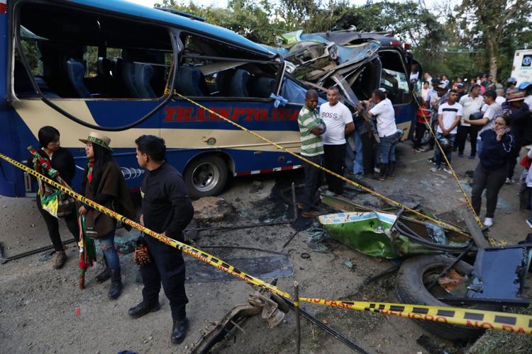 An explosive device kills 13 and injures 38 on a bus in southwestern Colombia as violence persists