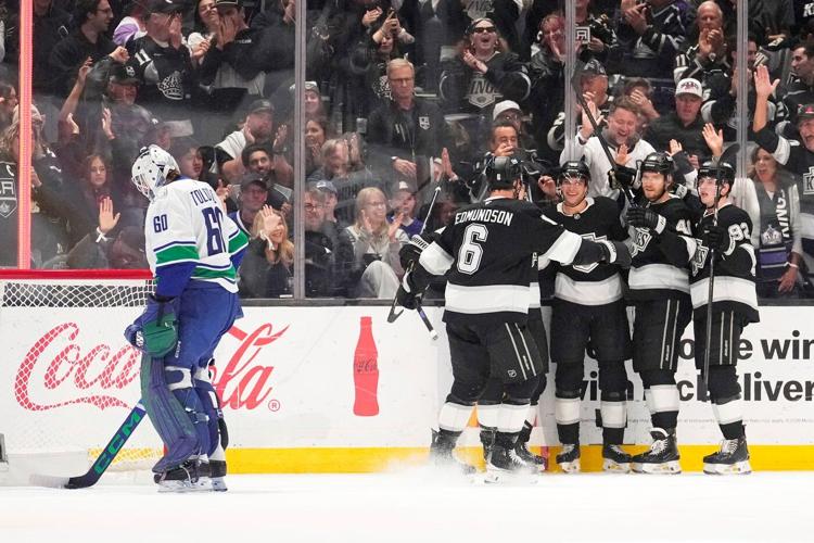 Adrian Kempe scores twice, Kings top Canucks 4-1 to move back into Western Conference wild card spot