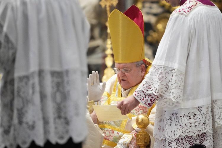 American cardinal celebrates old Latin Mass in St. Peter's in a sign of change