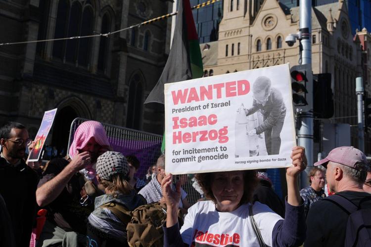 Israeli president ends a fraught Australia visit to comfort Jews as Gaza war protests follow