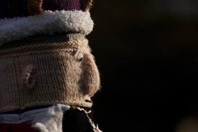 ‘Woolly delinquents’ celebrate Charles’ coronation in yarn