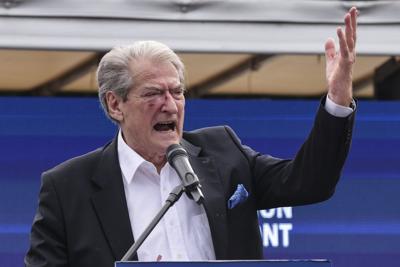 Albanian opposition leader facing corruption charges is released from house arrest