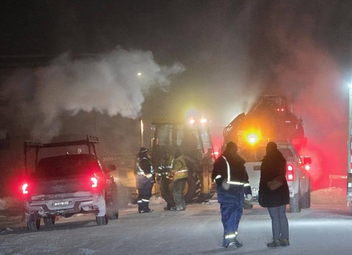 'Old gal has had rough night': Main break floods iconic Yukon bar amid -40 C weather
