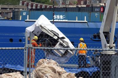 Vessel's implosion can be heard on new video from expedition to Titanic wreckage