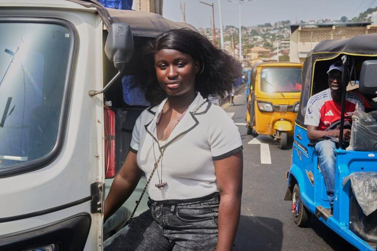 Female rickshaw drivers in Sierra Leone rise above stigma to earn a living and empower women