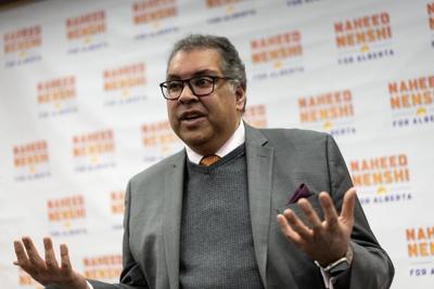 Ex-Calgary mayor Naheed Nenshi joins NDP leadership race to combat "immoral" UCP