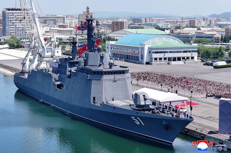 North Korea's Kim claims progress on nuclear-armed navy as new warship is placed into service