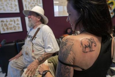 High art becomes body art as visitors to Amsterdam's Rembrandt House Museum get inked