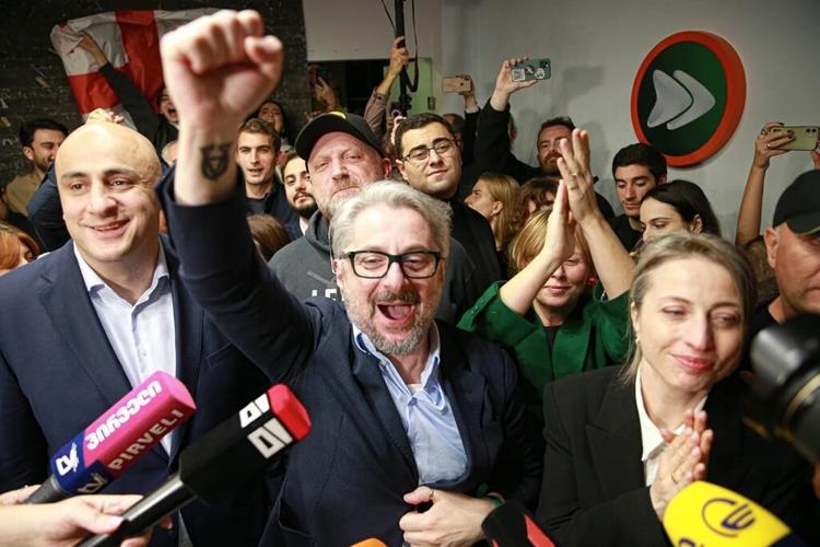 Georgia's opposition disputes result of crucial vote which could decide the country's role in Europe