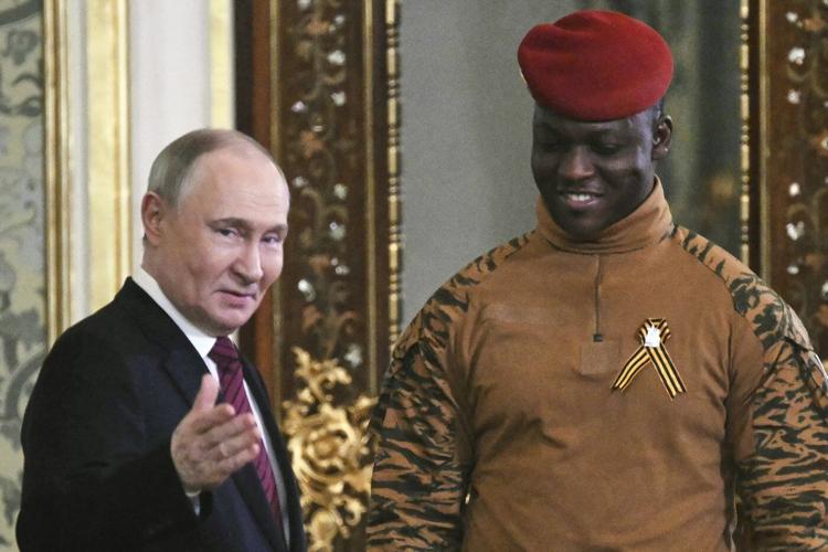 Africa's youngest leader, a friend of Russia, is celebrated by some and criticized by others