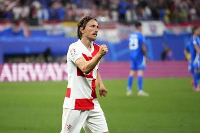 Croatia star Luka Modric becomes the oldest goal-scorer at a European Championship