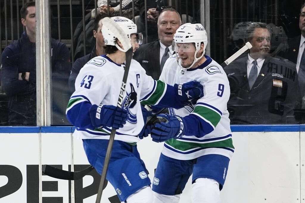 Pettersson And Hoglander Each Score Twice As Canucks Down Rangers 6-3 ...