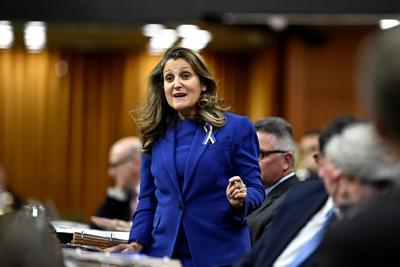 Politicians have 'no role' in police decisions: Freeland on Rebel News arrest