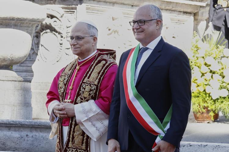 Pope Leo XIV declares 'I am Roman!' as he completes formalities to become bishop of Rome