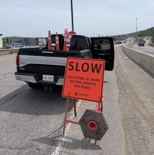 Pothole protest: Frustrated Albertans fill road ruts in act of civil disobedience