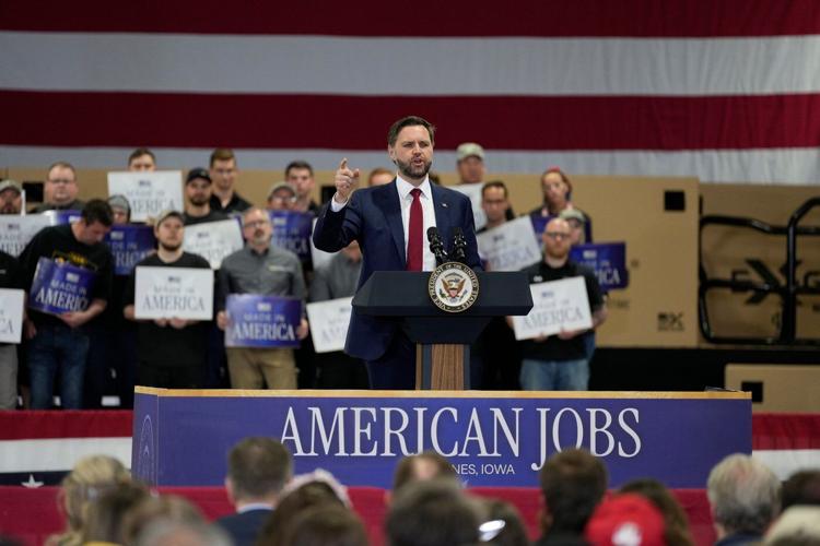 Vice President Vance woos Iowa Republican voters ahead of 2028