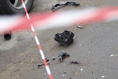 Drone crash damages an apartment building in St Petersburg, Russia state media says