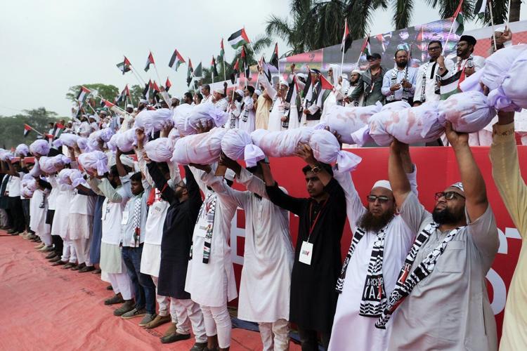 Some 100,000 rally against Israel in Bangladesh's capital