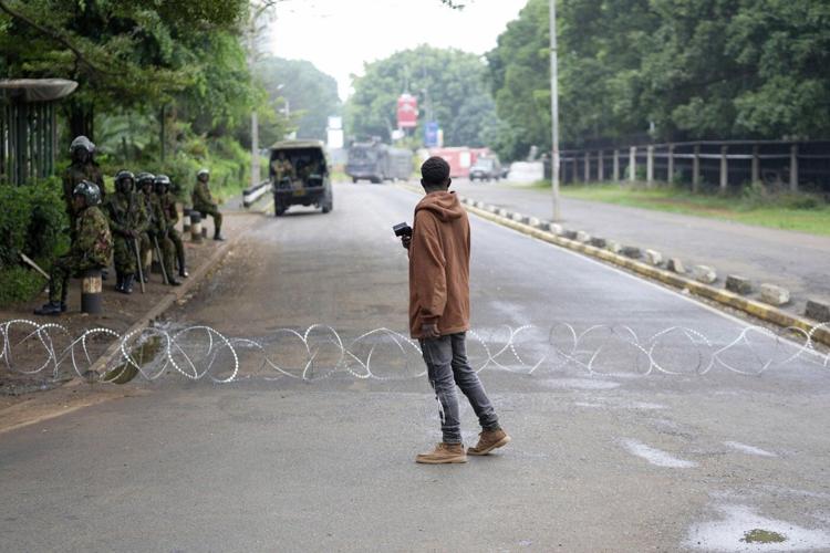 Nairobi locked down as Kenya police clash with protesters, injuring 1