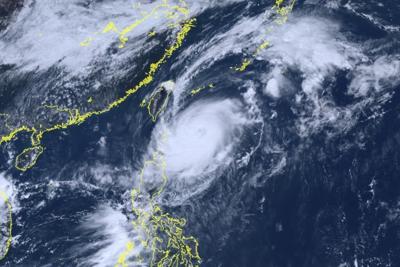 Typhoon Koinu heads toward southern China and Hong Kong after leaving 1 dead in Taiwan