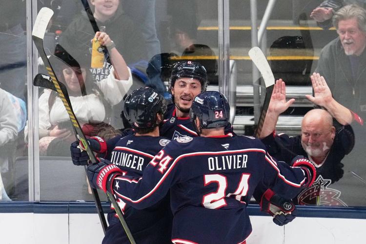 Sillinger, Olivier lead Blue Jackets to 6-3 win over Maple Leafs for third straight win