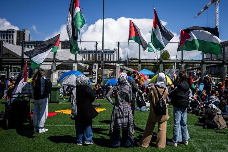 Gaza protest camp rises at UBC, as Eby deplores 'most hateful' speech praising Hamas