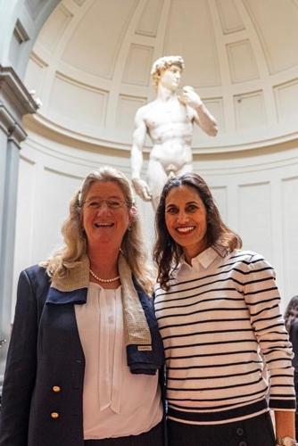 US principal forced out in 'porn' flap views David statue