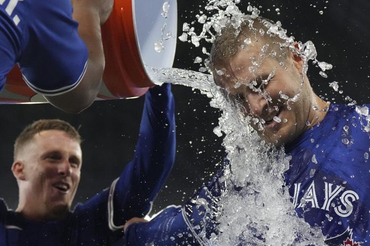 Varsho has the Blue Jays' biggest hit of the year as Toronto trims magic number to 3