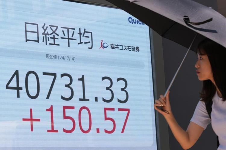 Japan's Nikkei 225 index hits a record high close of 40,913.65