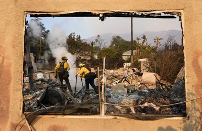 A man holding a garden hose and a father at his son's bedside are among the LA wildfire victims