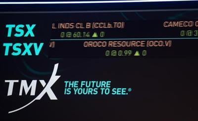 S&P/TSX composite moves lower Thursday despite energy gains, U.S. stock markets down