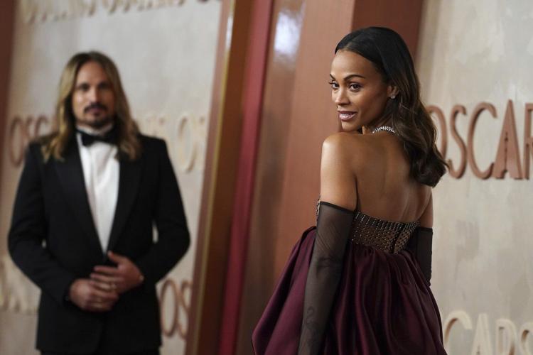Zoe Saldaña wins first Oscar, sweeping awards season as best supporting actress in ‘Emilia Pérez’