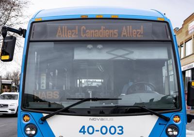 Montreal's transit agency says too expensive to display 'Go Habs Go!' before winter