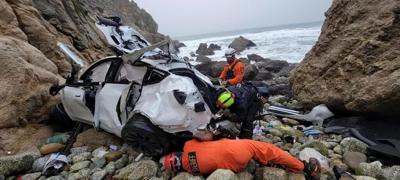 Family of 4 still hospitalized after father drove off cliff