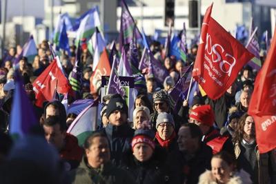 Northern Ireland sees biggest strike in years as workers walk out over pay and political deadlock