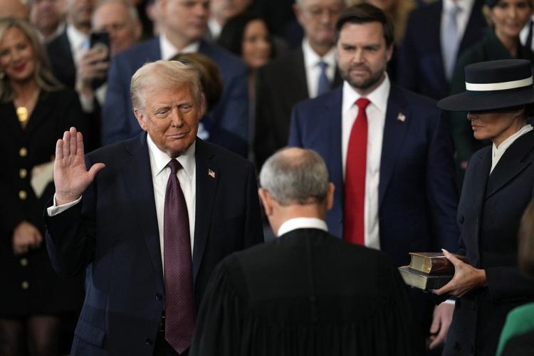 PHOTO COLLECTION: Trump Inauguration Swearing In