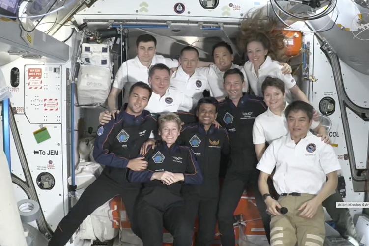 International Space Station welcomes its first astronauts from India, Poland and Hungary