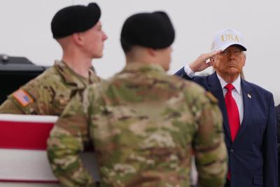 Fox News apologizes for showing old video of a hatless Donald Trump at a dignified transfer ceremony