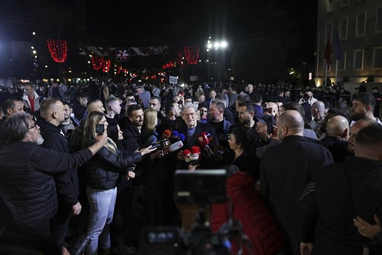 Albanian opposition protests TikTok ban alleging censorship ahead of election