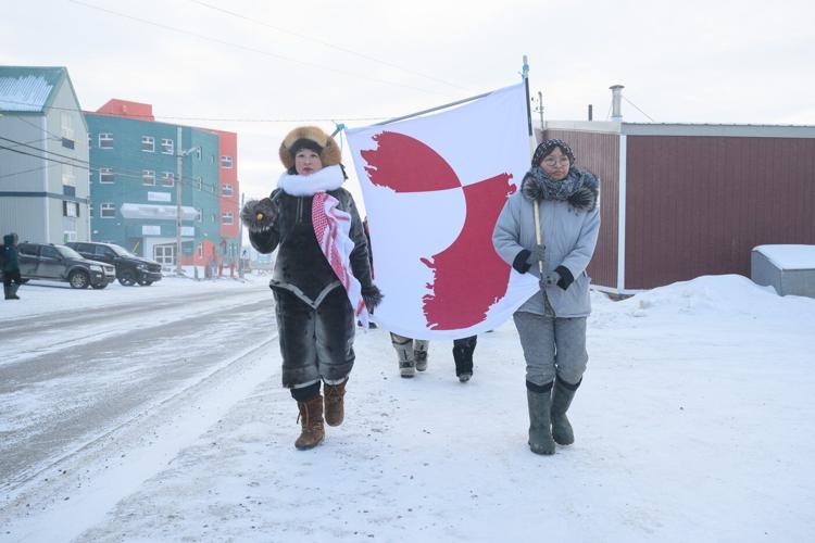 Dozens rally in Iqaluit for Greenland as Trump renews threats to control island