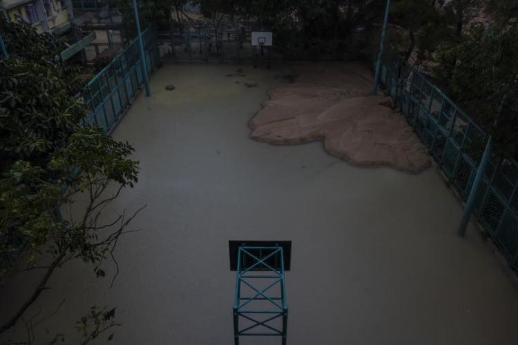 Rain pouring onto Hong Kong and southern China floods city streets and subway stations