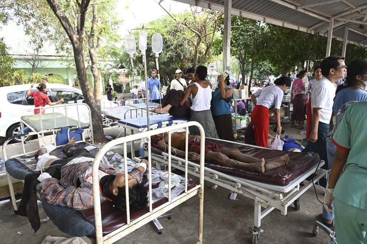 The Latest: Over 1,000 reported dead so far following Myanmar's quake