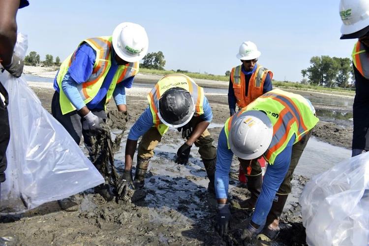 Tar balls are being found 100 miles downstream from Yellowstone River train derailment