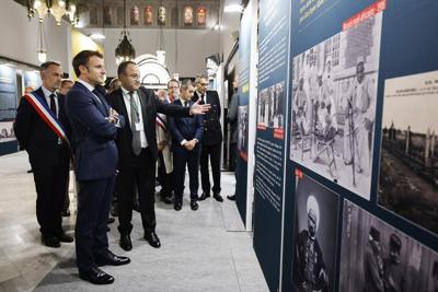 Macron visits Paris mosque to mark its 100th anniversary
