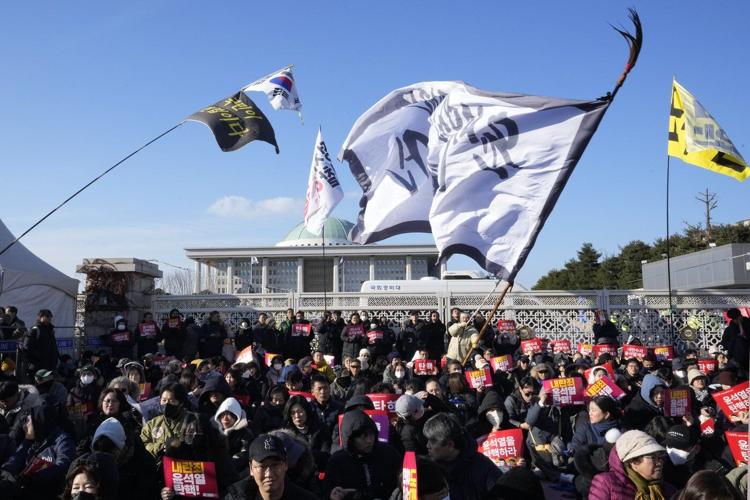 Prospects for President Yoon's impeachment are dim with ruling party boycotting vote