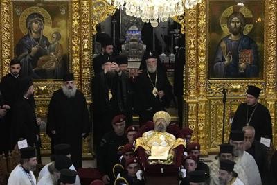 Cyprus Church leader Archbishop Chrysostomos II laid to rest
