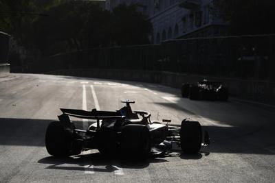 Leclerc qualifies on pole for the Azerbaijan GP while title challenger Norris 17th