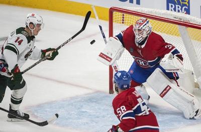 Duhaime lifts Wild to 3-1 road win over Canadiens