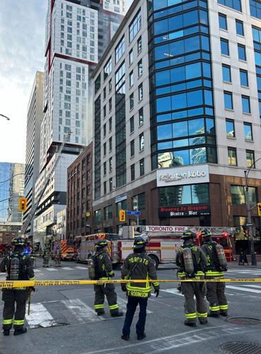 Explosions heard in downtown Toronto as propane cylinders rupture